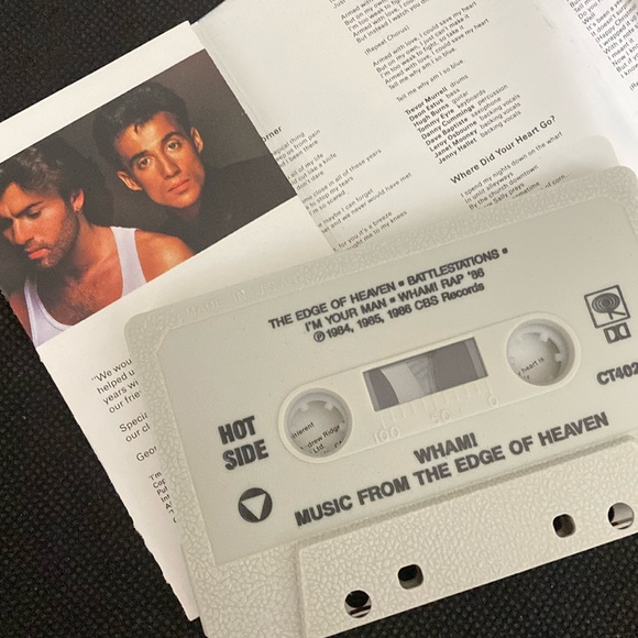 Vintage classic 86’s cassette tape-WHAM! - Music From the Edge of Heaven - Picture 3 of 3